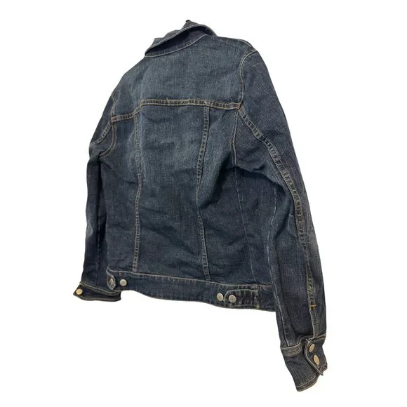 J.Crew Denim Jacket Women’s Small Blue Button-Up Long Sleeve Casual Jean Jacket - Picture 9 of 9